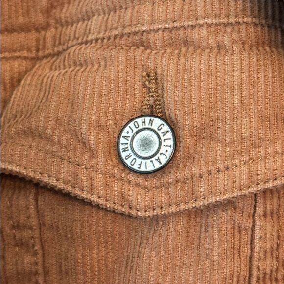 JOHN GALT Brandy Melville Corduroy Sherpa Trucker Jacket - Picture 4 of 9